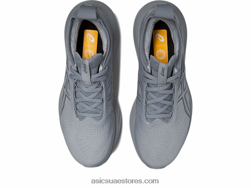 Asics صفيحة صخرية / رمادي ناقل جل نيمبوس 25 2N24DJ332