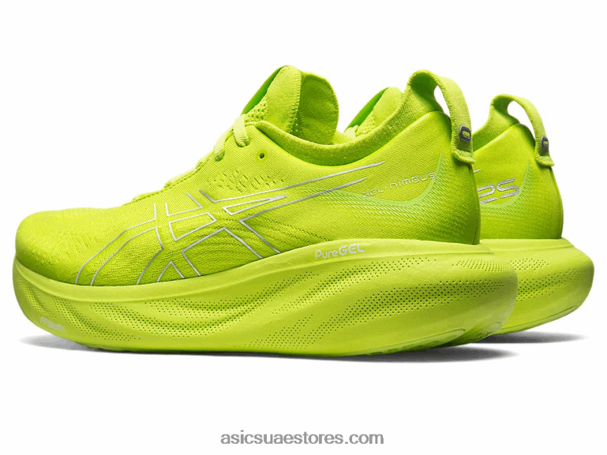 Asics نكهة الليمون الحامض / أبيض جل نيمبوس 25 2N24DJ336