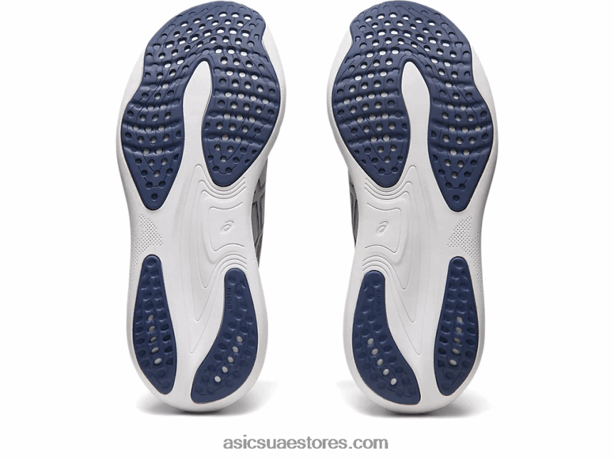 Asics صفيحة صخرية / أزرق نيلي هلام نيمبوس 25 عريض 2N24DJ338