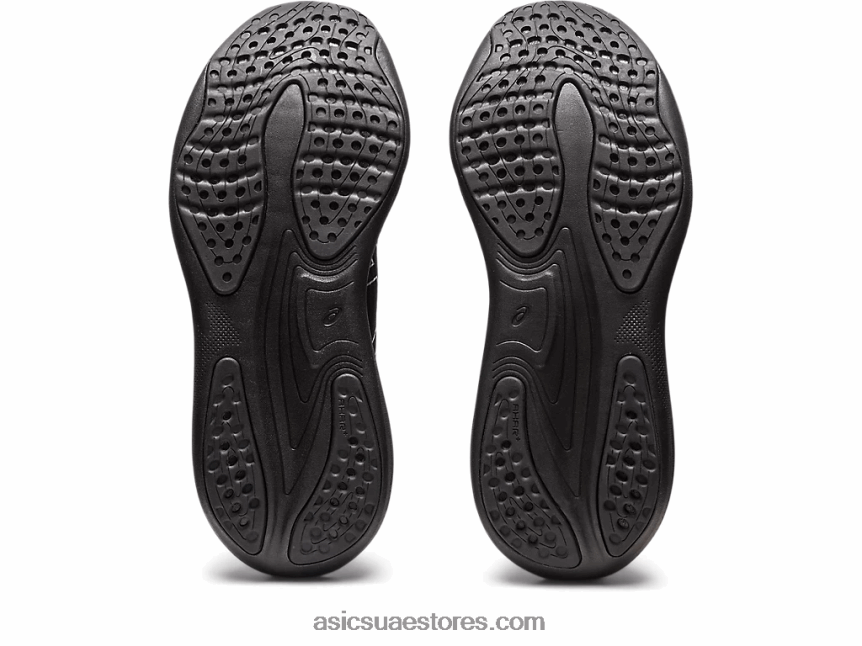 Asics أسود / فضي نقي هلام نيمبوس 25 بلاتين 2N24DJ342