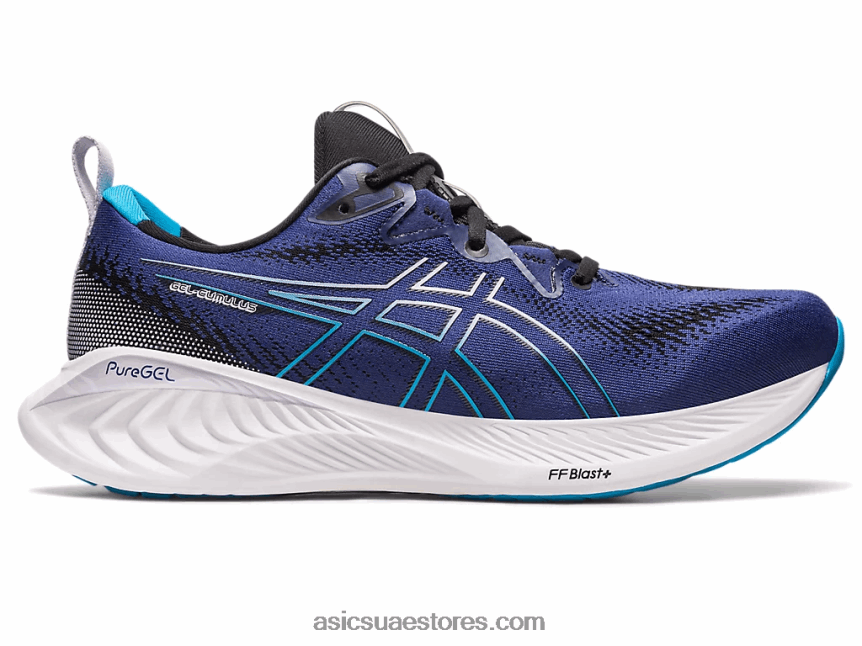 Asics أزرق نيلي / أزرق الجزيرة جل الركام 25 2N24DJ5