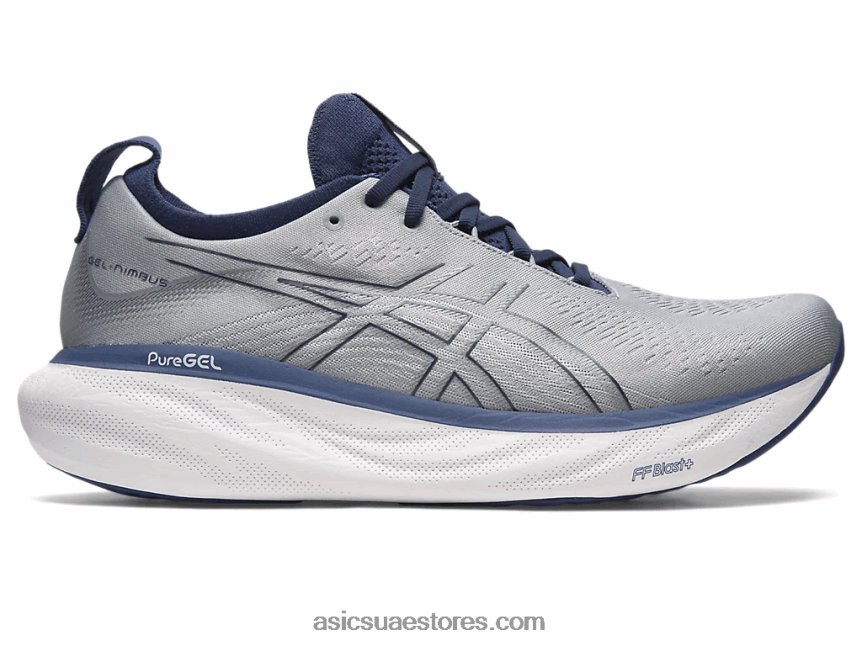 Asics صفيحة صخرية / أزرق نيلي جل نيمبوس 25 2N24DJ9