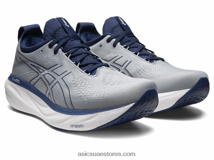 Asics صفيحة صخرية / أزرق نيلي جل نيمبوس 25 2N24DJ9