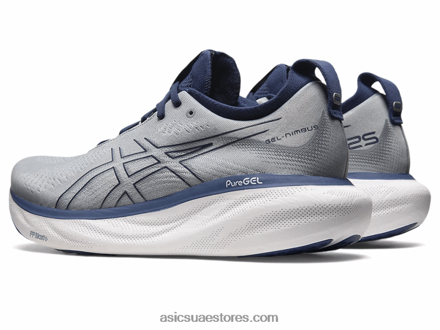 Asics صفيحة صخرية / أزرق نيلي جل نيمبوس 25 2N24DJ9