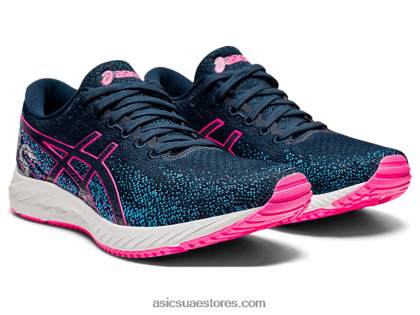 Asics الأزرق الفرنسي / الوردي الساخن 26- مصل اللبن 2N24DJ3925