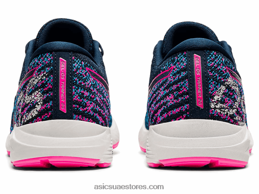 Asics الأزرق الفرنسي / الوردي الساخن 26- مصل اللبن 2N24DJ3925