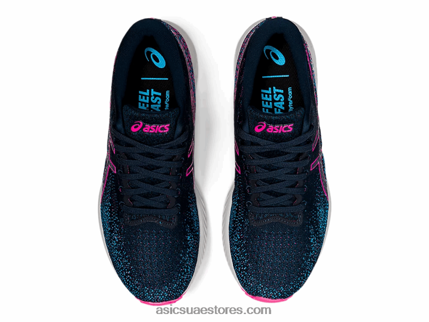 Asics الأزرق الفرنسي / الوردي الساخن 26- مصل اللبن 2N24DJ3925