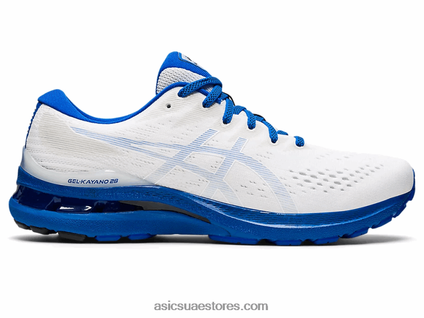 Asics أبيض / تونة زرقاء جل كيانو 28 2N24DJ1199