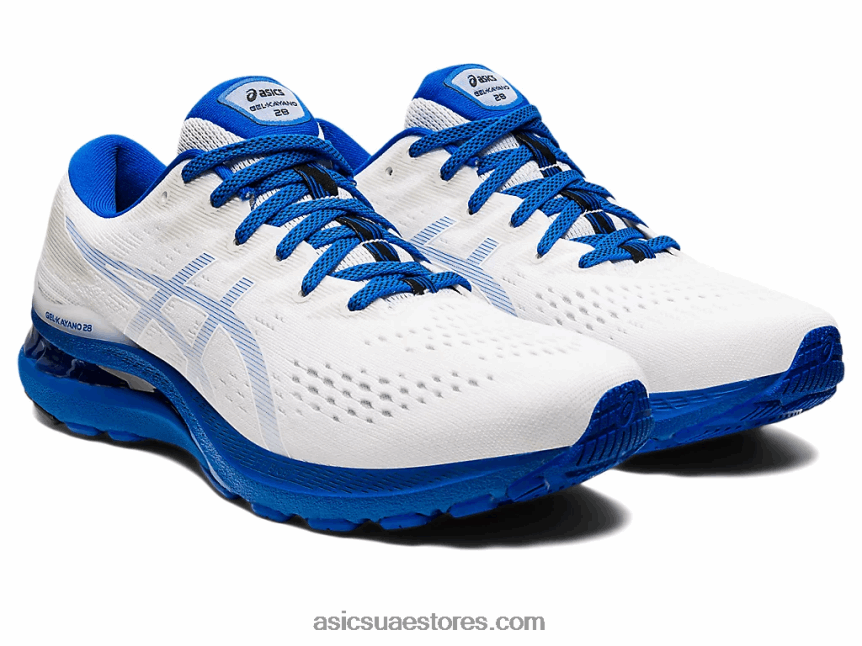 Asics أبيض / تونة زرقاء جل كيانو 28 2N24DJ1199