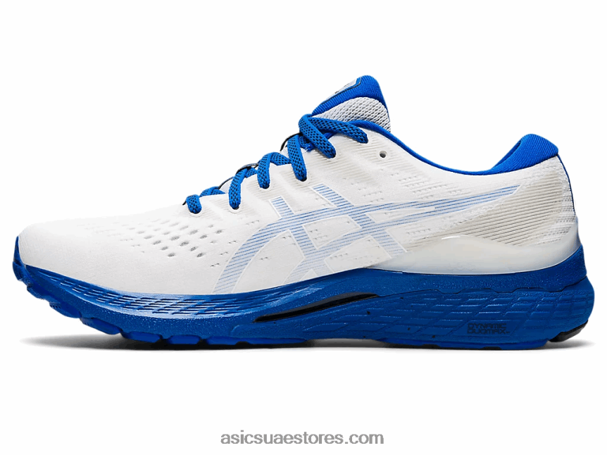 Asics أبيض / تونة زرقاء جل كيانو 28 2N24DJ1199