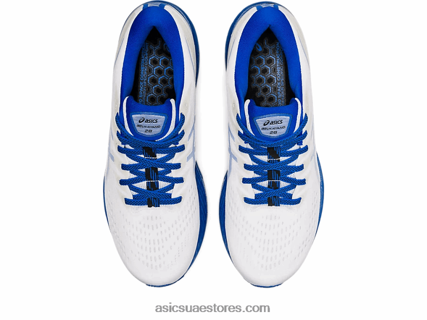 Asics أبيض / تونة زرقاء جل كيانو 28 2N24DJ1199