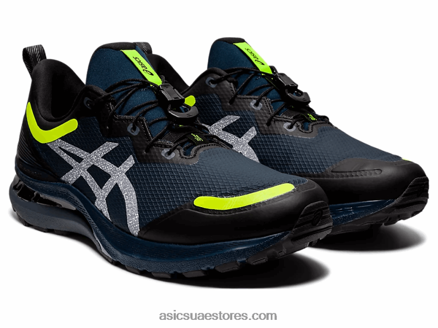 Asics أزرق فرنسي / أصفر أمان جل كايانو 28 ماي 2N24DJ1640
