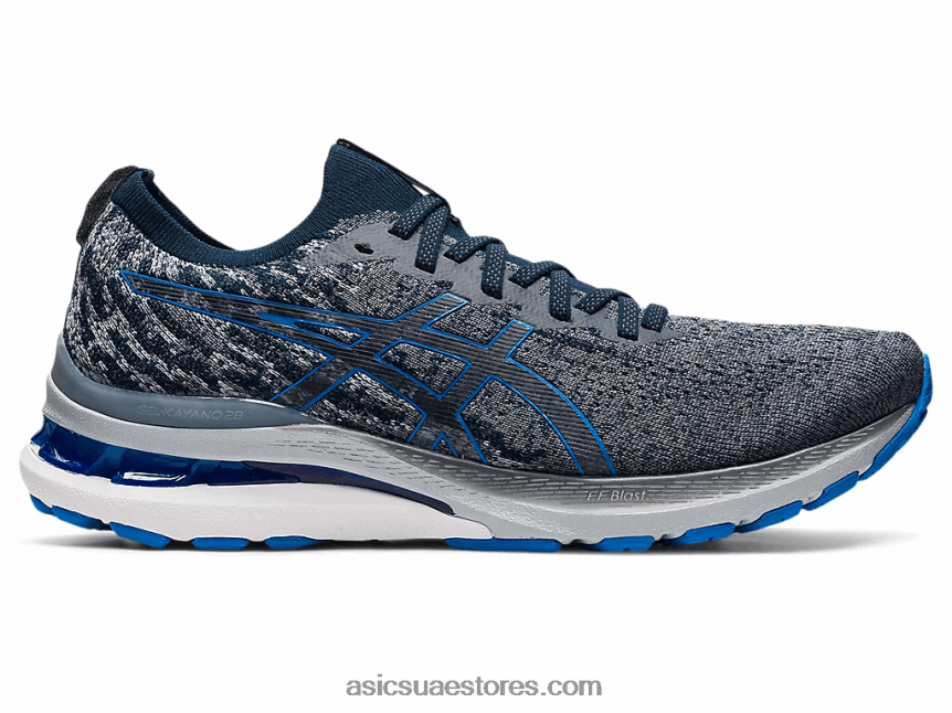 Asics الناقل الرمادي / الأزرق الكهربائي جل كايانو 28 مك 2N24DJ1642