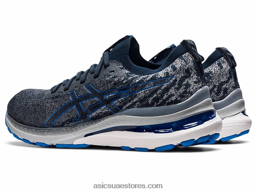 Asics الناقل الرمادي / الأزرق الكهربائي جل كايانو 28 مك 2N24DJ1642