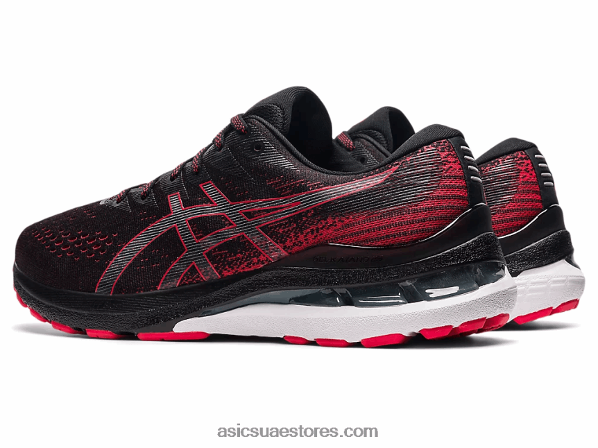 Asics أسود / أحمر كهربائي جل كيانو 28 2N24DJ1878