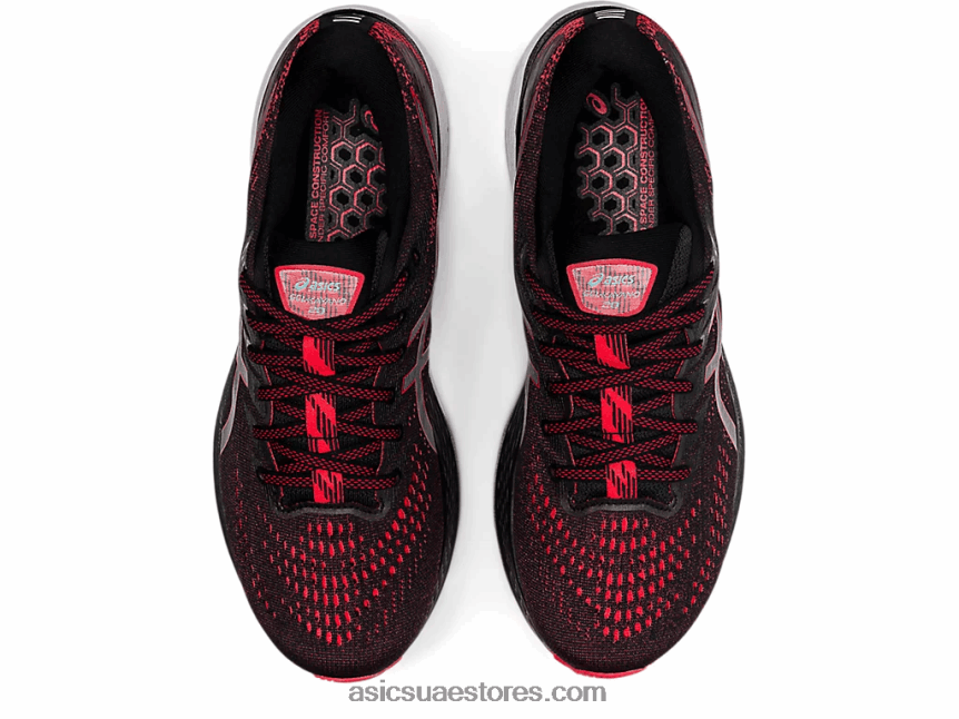 Asics أسود / أحمر كهربائي جل كيانو 28 2N24DJ1878