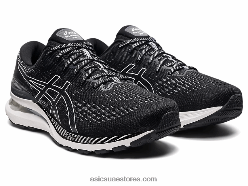 Asics أسود / أبيض جل كيانو 28 2N24DJ1879