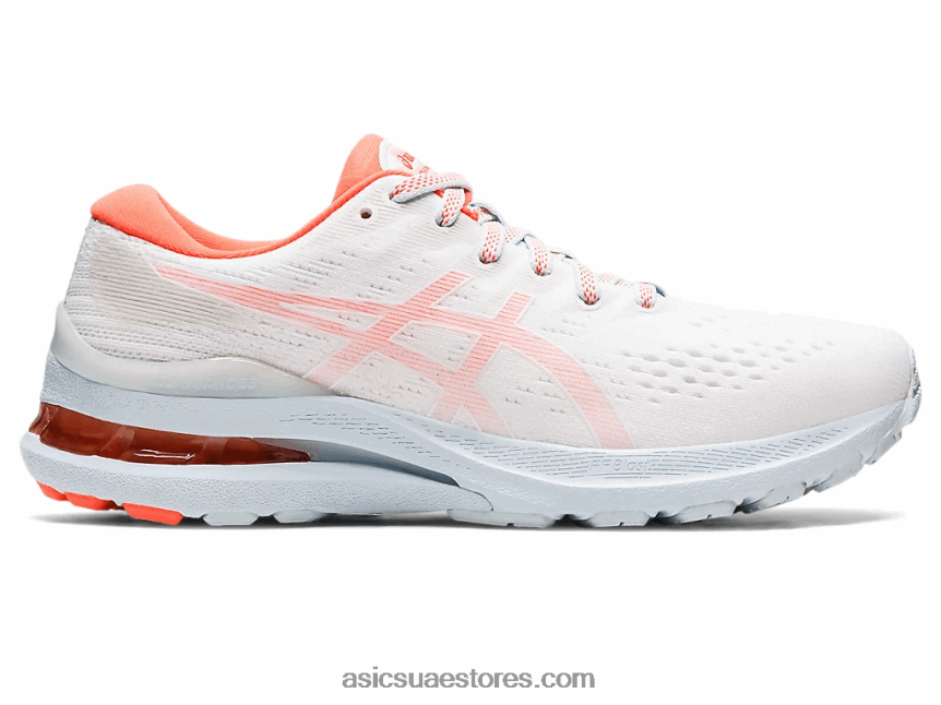 Asics أبيض / فلاش المرجان جل كيانو 28 2N24DJ3153