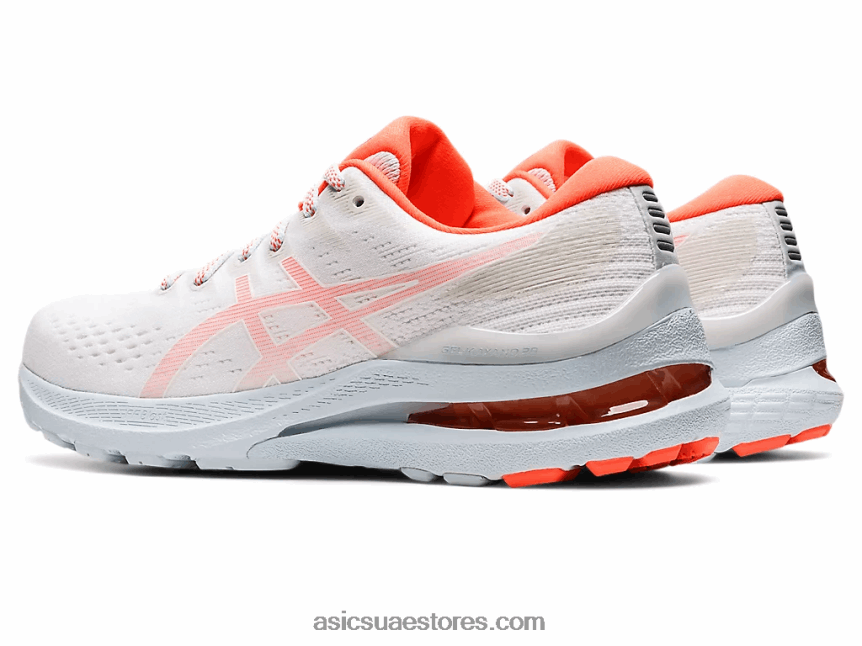 Asics أبيض / فلاش المرجان جل كيانو 28 2N24DJ3153