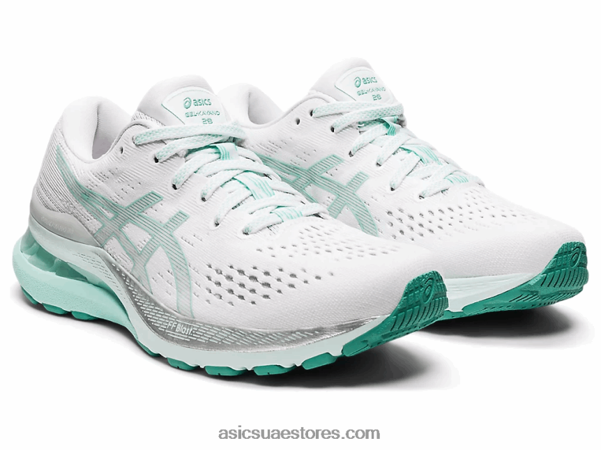 Asics أبيض / واحة خضراء جل كيانو 28 2N24DJ3538