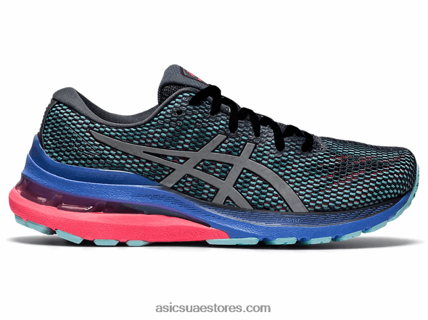 Asics رمادي الناقل / الفضة النقية جل كيانو 28 لايت شو 2N24DJ3740
