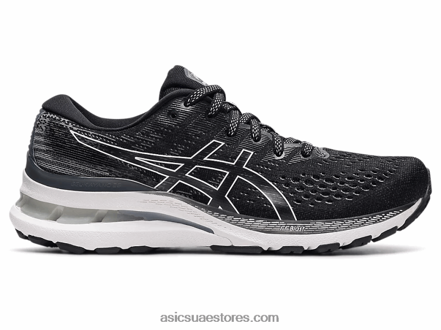 Asics أسود / أبيض جل كيانو 28 2N24DJ3915