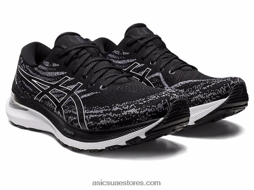 Asics أسود / أبيض جل كايانو 29 عريض 2N24DJ1177