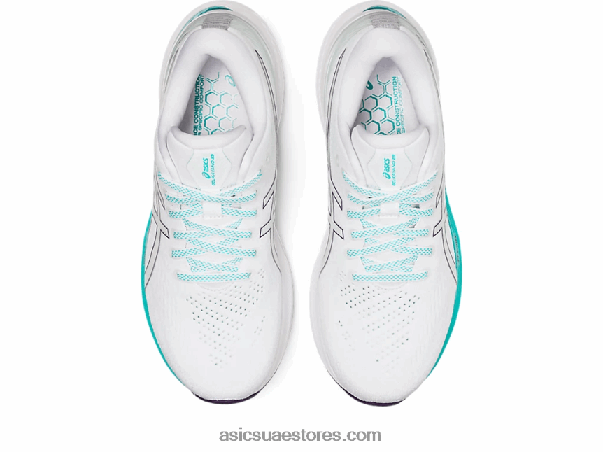 Asics أبيض / زجاج البحر 29- دواء 2N24DJ2585