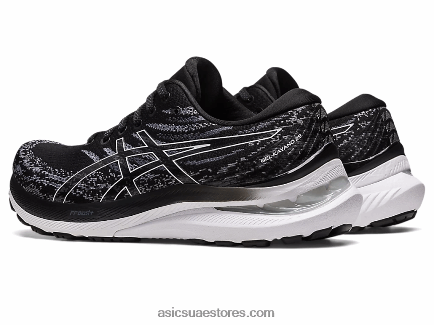 Asics أسود / أبيض جل كايانو 29 عريض 2N24DJ3131