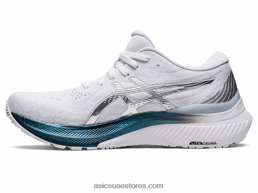 Asics أبيض / فضي نقي جل كيانو 29 بلاتينيوم 2N24DJ3132