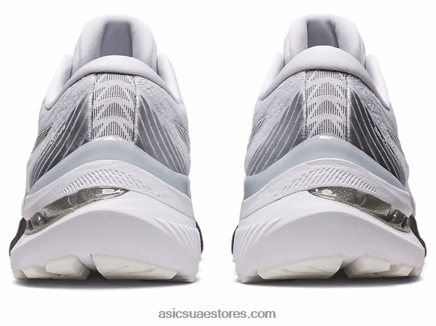 Asics أبيض / فضي نقي جل كيانو 29 بلاتينيوم 2N24DJ3132