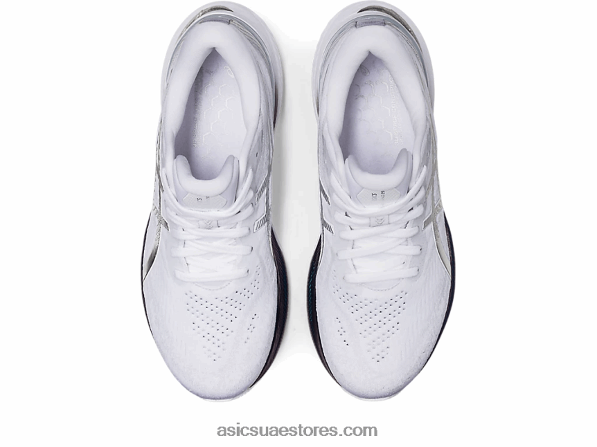 Asics أبيض / فضي نقي جل كيانو 29 بلاتينيوم 2N24DJ3132