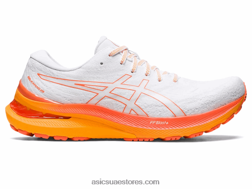 Asics أبيض / نوفا برتقالي 29- دواء 2N24DJ330