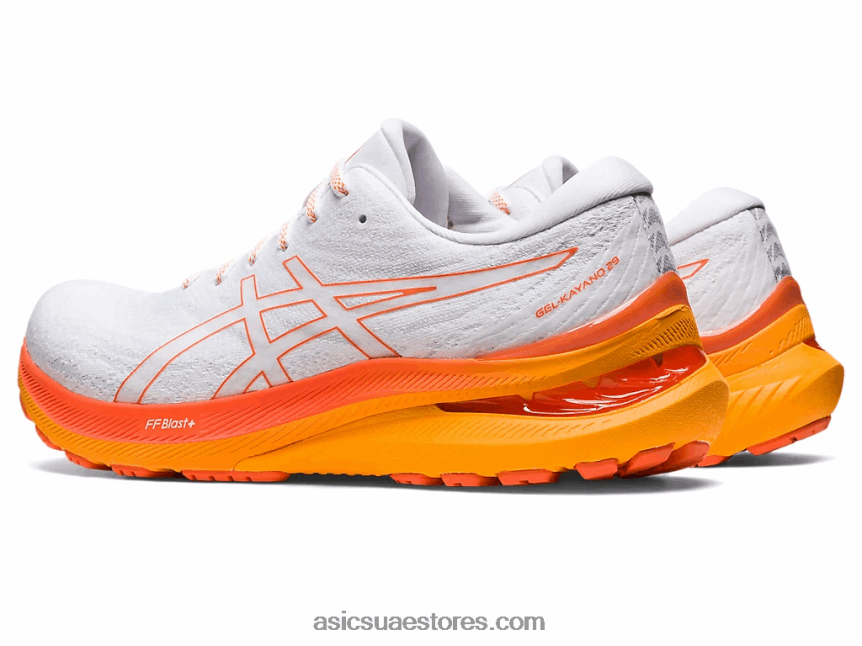 Asics أبيض / نوفا برتقالي 29- دواء 2N24DJ330