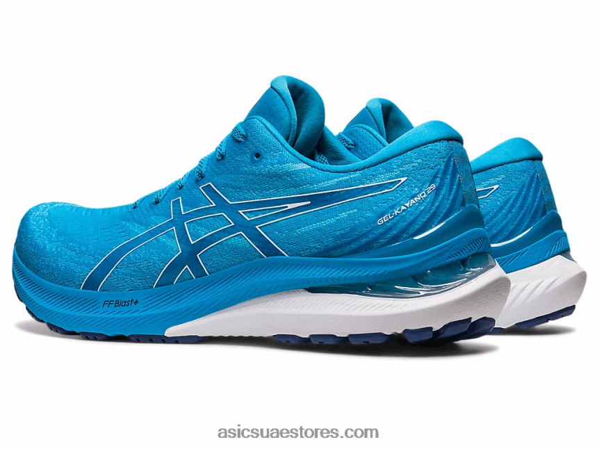 Asics الجزيرة أزرق / أبيض جل كايانو 29 عريض 2N24DJ400