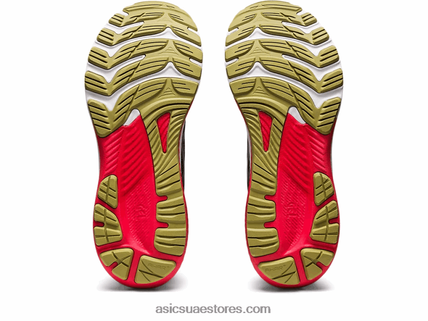 Asics أسود / أحمر كهربائي جل كايانو 29 عريض 2N24DJ429