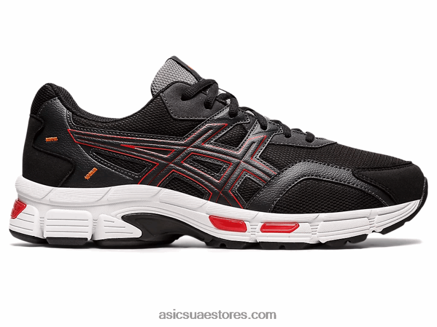 Asics أسود / رمادي جرافيت جل هرول ماك 2N24DJ1006