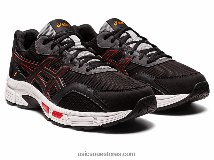 Asics أسود / رمادي جرافيت جل هرول ماك 2N24DJ1006