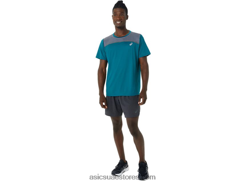 Asics الصنوبر المخملي / المدينة الرجال قصيرة الأكمام العلاقات العامة لايت 2N24DJ1019