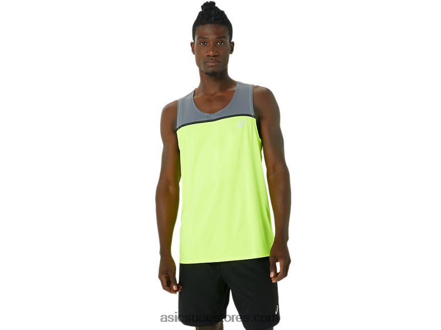 Asics سلامة صفراء / حاضرة القميص العلاقات العامة للرجال 2N24DJ1021