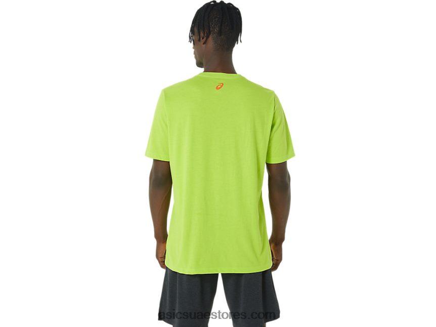 Asics نكهة الجير طويلة شعار مجردة المحملة 2N24DJ1033