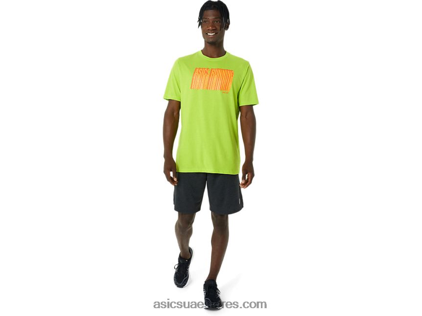 Asics نكهة الجير طويلة شعار مجردة المحملة 2N24DJ1033