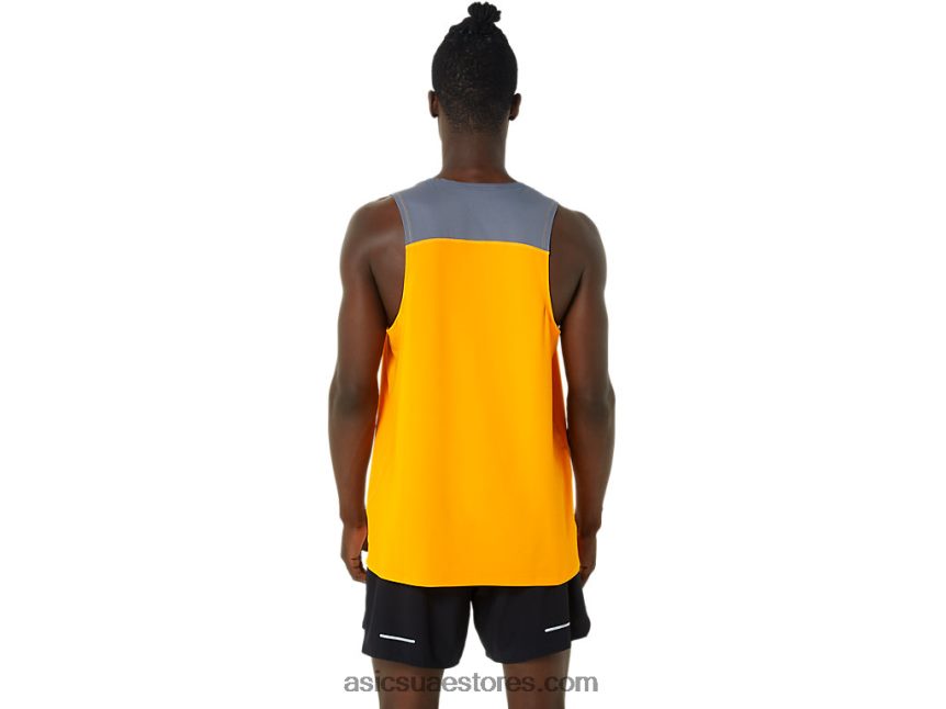 Asics العنبر / المدينة القميص العلاقات العامة للرجال 2N24DJ1035