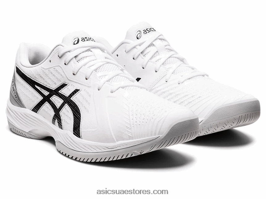 Asics أبيض أسود حل سريع وما يليها 2N24DJ1065