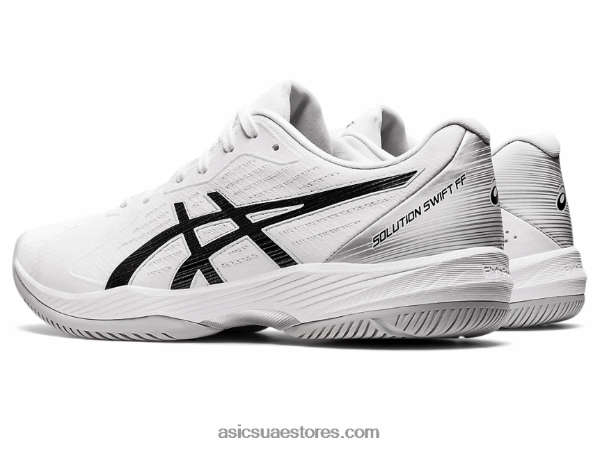 Asics أبيض أسود حل سريع وما يليها 2N24DJ1065