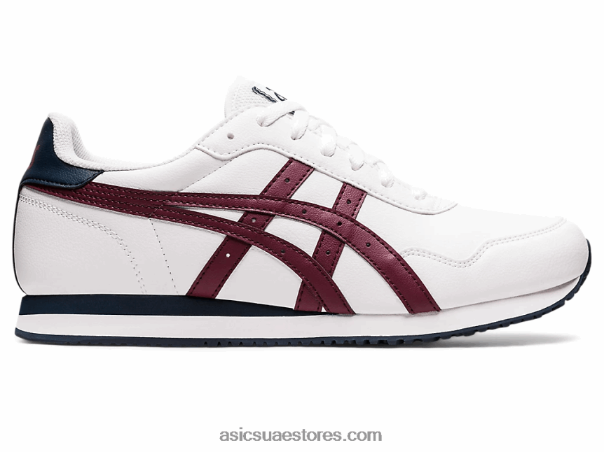 Asics أبيض / كركديه عداء النمر 2N24DJ1072