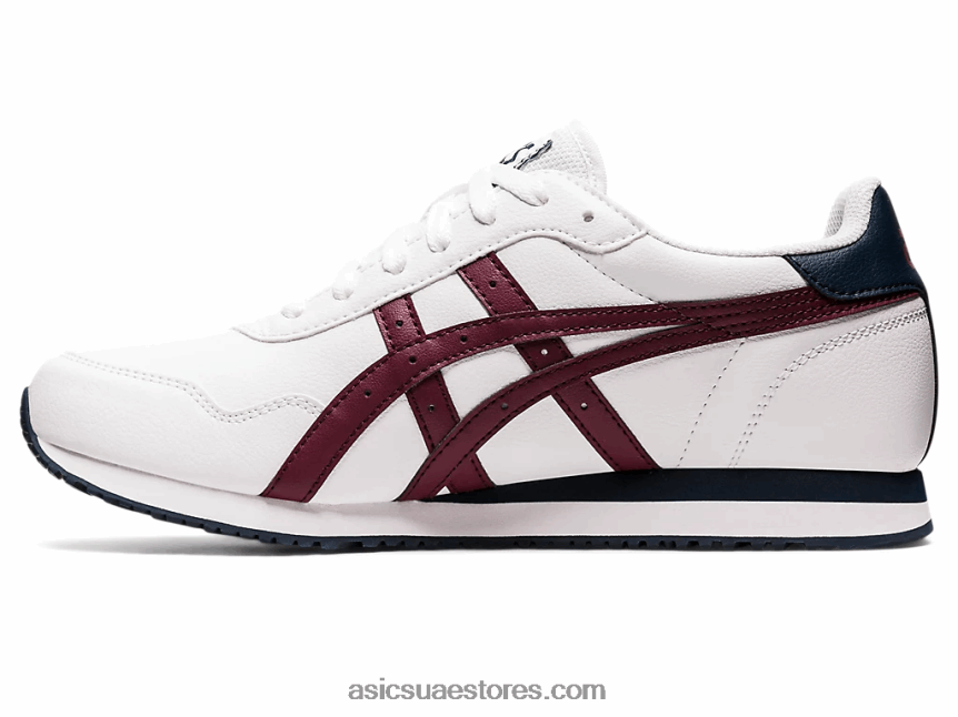 Asics أبيض / كركديه عداء النمر 2N24DJ1072
