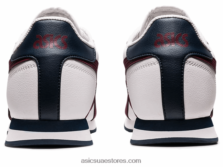 Asics أبيض / كركديه عداء النمر 2N24DJ1072