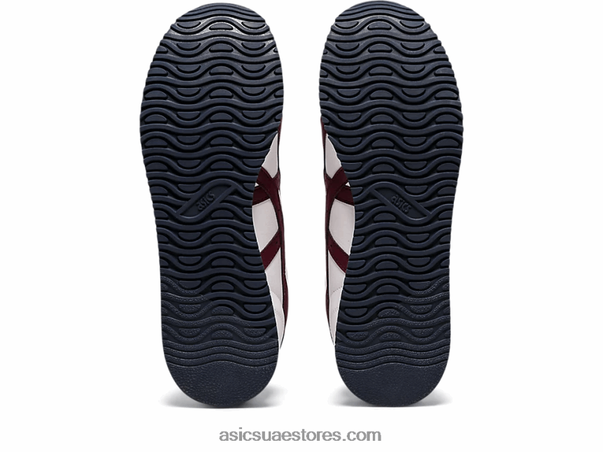 Asics أبيض / كركديه عداء النمر 2N24DJ1072