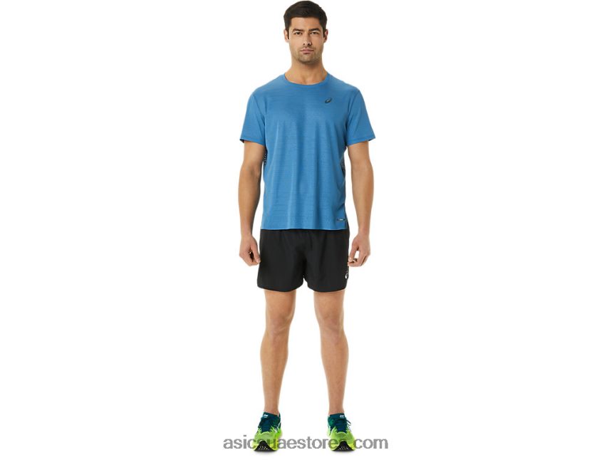 Asics اللازوردية قميص بأكمام قصيرة للتهوية للرجال 2N24DJ1115